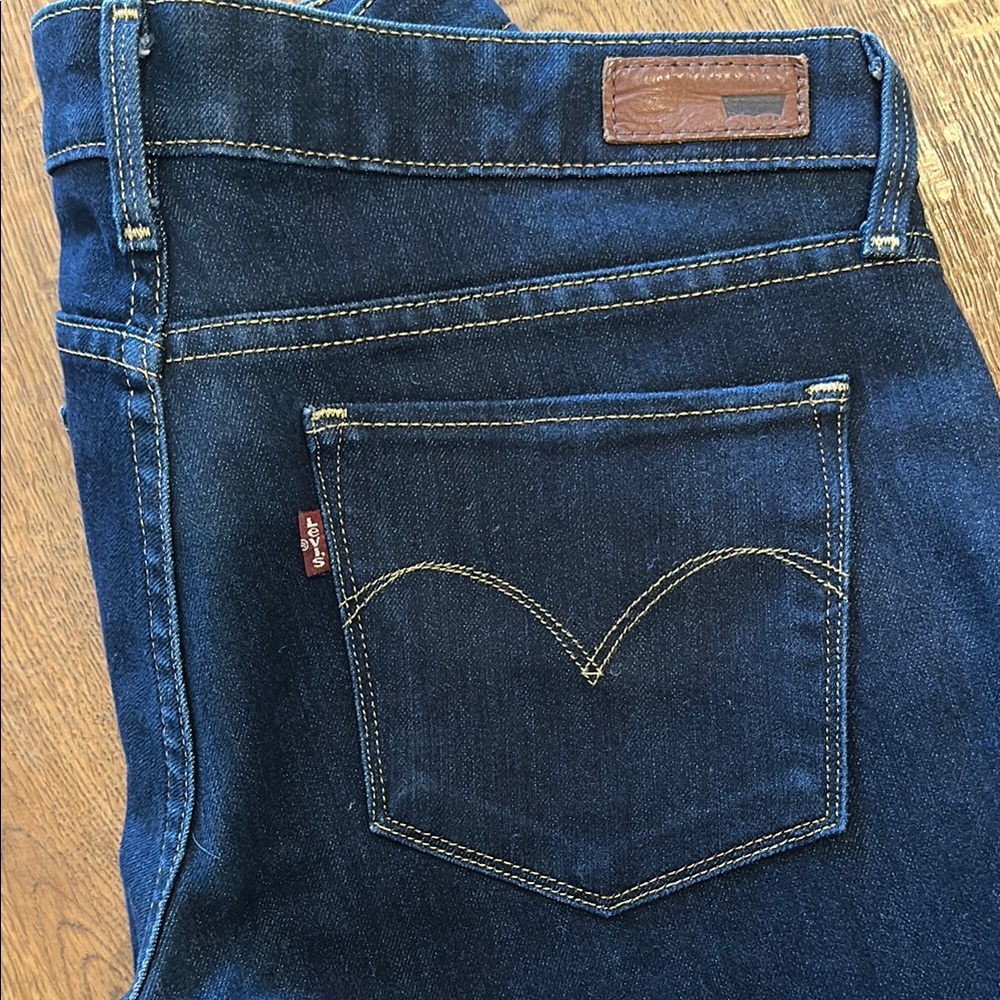 💙 Levi's Dark Blue Denim Jeans 29 Demi Curve